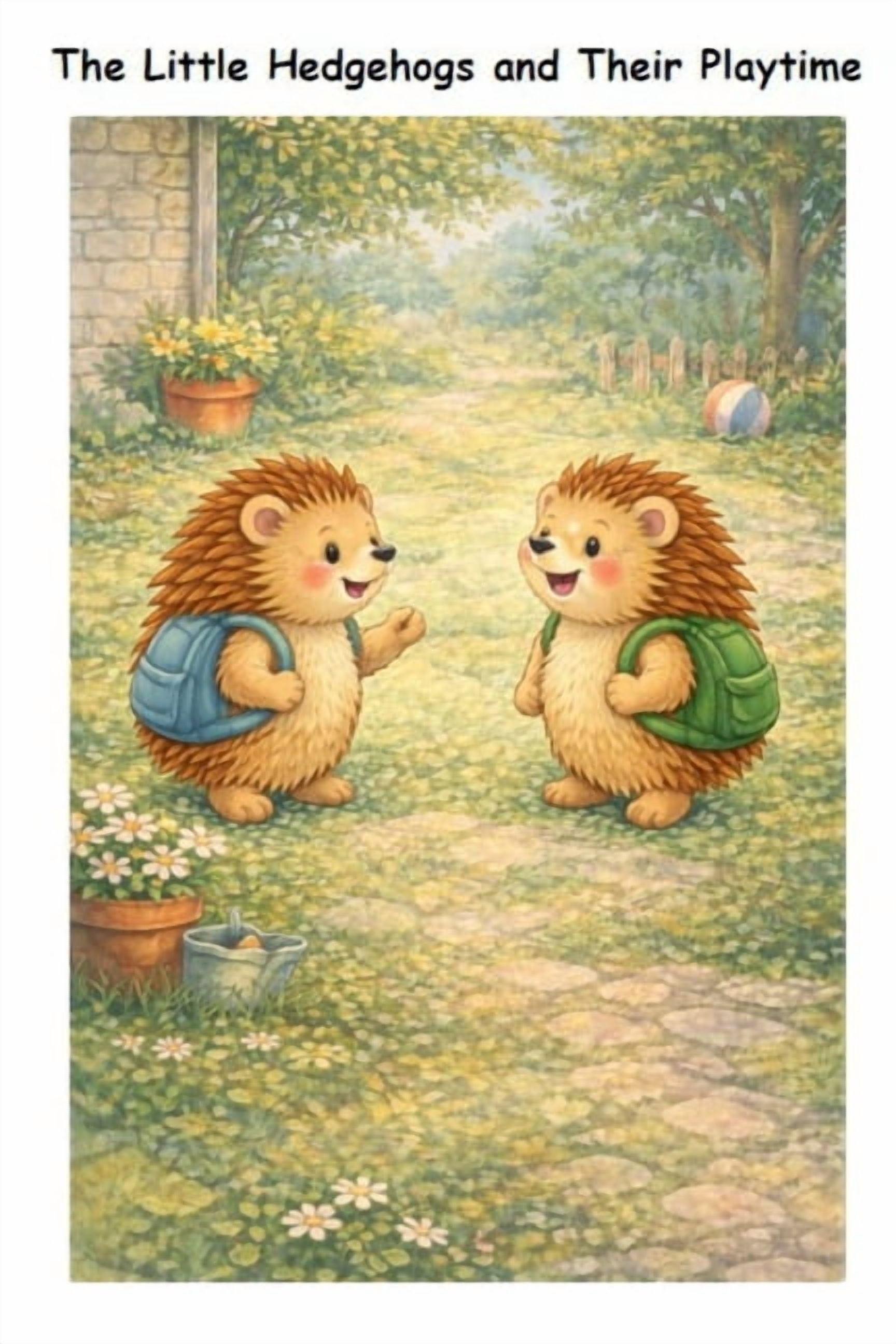 Dahveed's Books The Little Hedgehogs and Their Playtime, (Paperback)