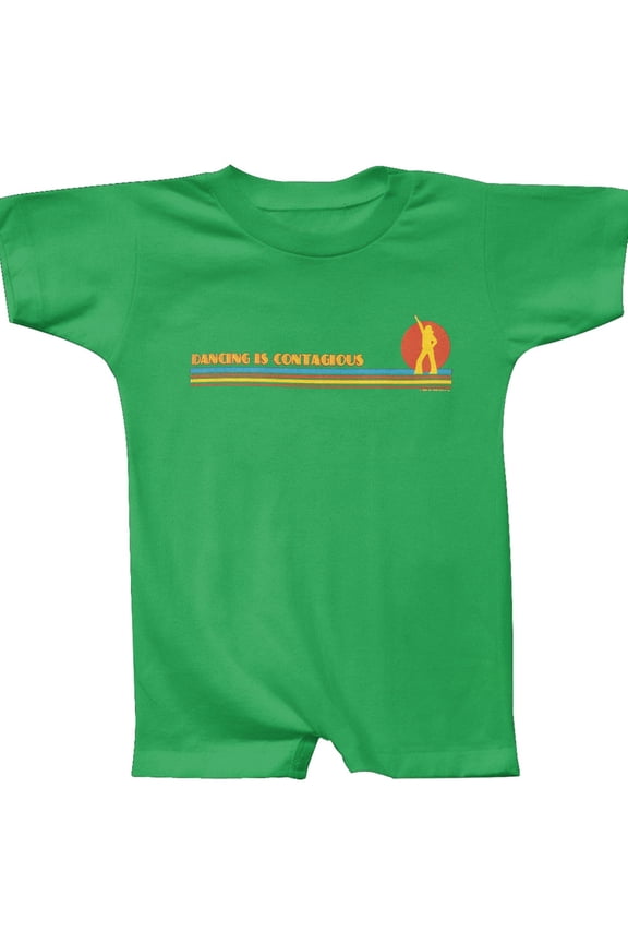 - Dancing Is Contagious Romper - 12-18 months