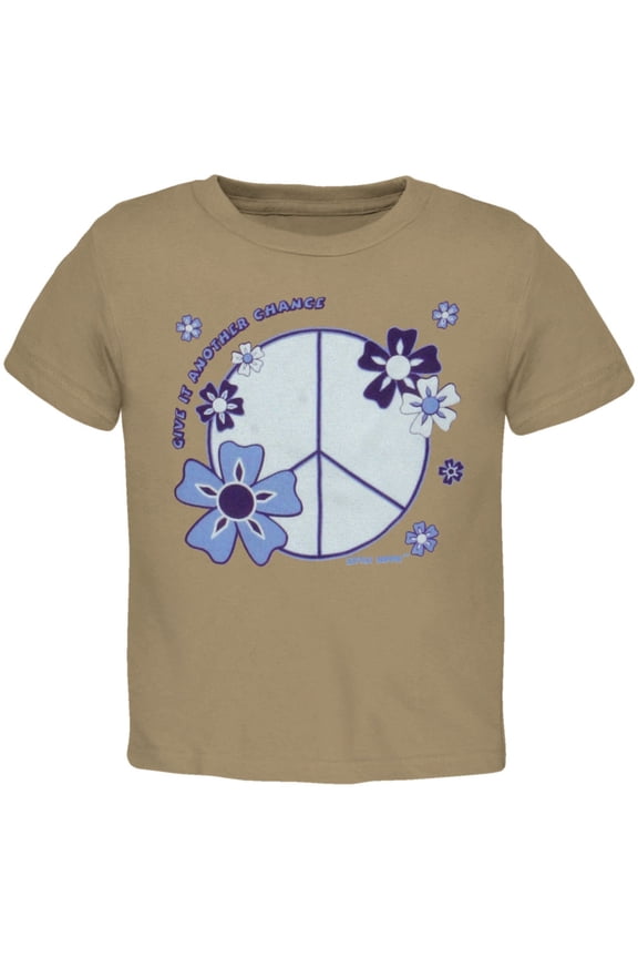 - Peace Khaki Toddler T-Shirt - 2T