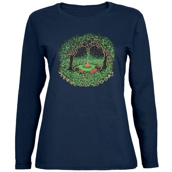 Little Hippie - Sleep Outdoors Juniors Long Sleeve T-Shirt - Large