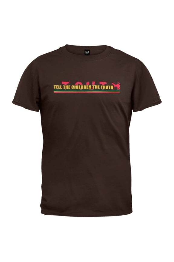 - Tell The Children Brown Adult T-Shirt - 2X-Large