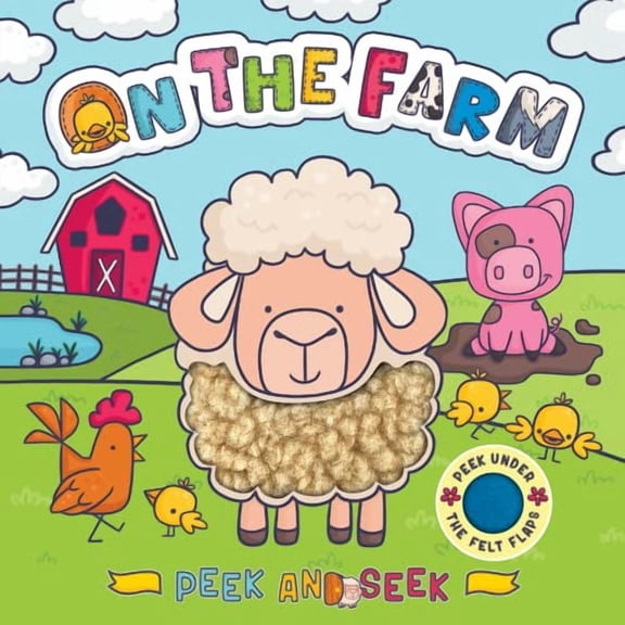 Pre-Owned Little Hippo Books Peek and Seek On the Farm Children's Board Book English