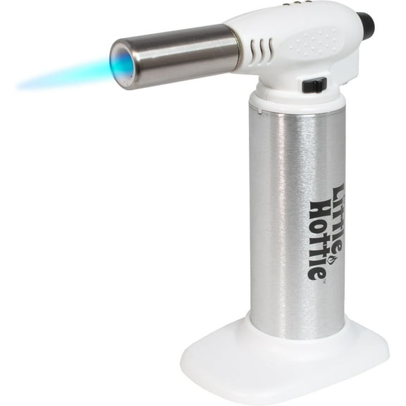 Little Hottie Butane Torch – 6.75", Adjustable 2500°F Flame, Refillable (Butane Gas Not Included)