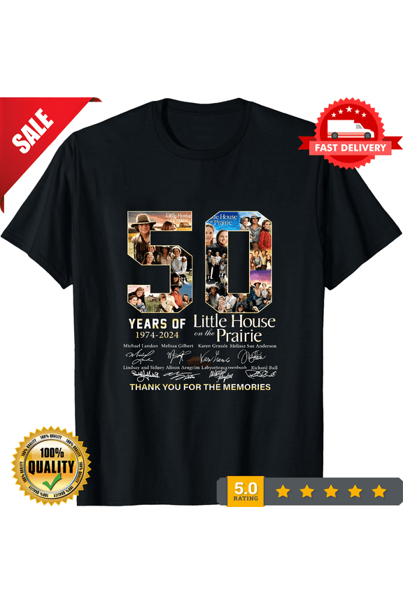 Little House On The Prairie T-Shirt, 1974-2024 Little House Shirt, Unisex Gift F, NEW INSTOCK-TH82144