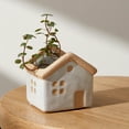 thumbnail image 1 of Little House Planter | Succulent Planter | Planter Pot for Indoor Plants | Small Pot, 1 of 2