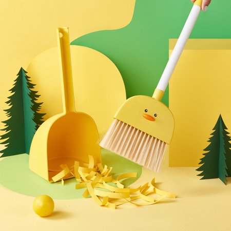 Little Housekeeping Helper Set Children Cleaning Broom Dustpan Set for Girls