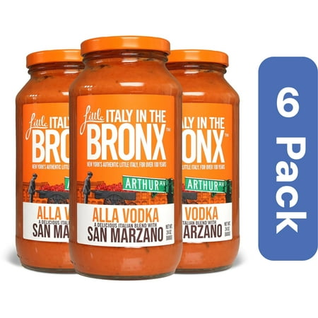 Little Italy In The Bronx Vodka Marinara Sauce 24 oz (Pack Of 6)