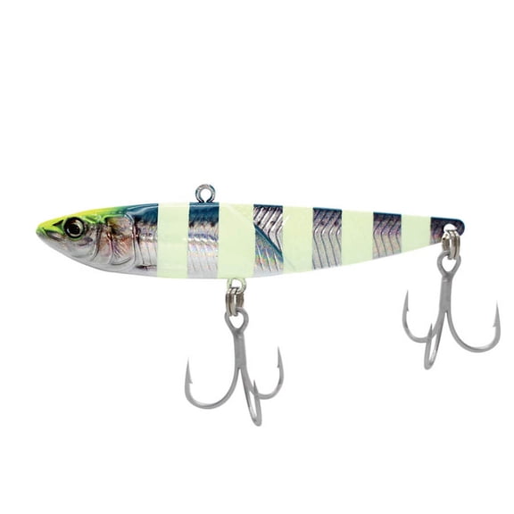 Little Jack More Keen 01 Sinking Fusion Metal Jig and Plate with BKK Treble Hooks 91mm / 40g