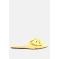 thumbnail image 1 of Little Jane Textured Bow Slider Flats, 1 of 9