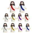 thumbnail image 1 of 10PCS Little Jesus Figures Jesus Loves You Mini Jesus Figures Hide and Seek Religious Party Favors Sunday School Baptism Gifts, 1 of 6