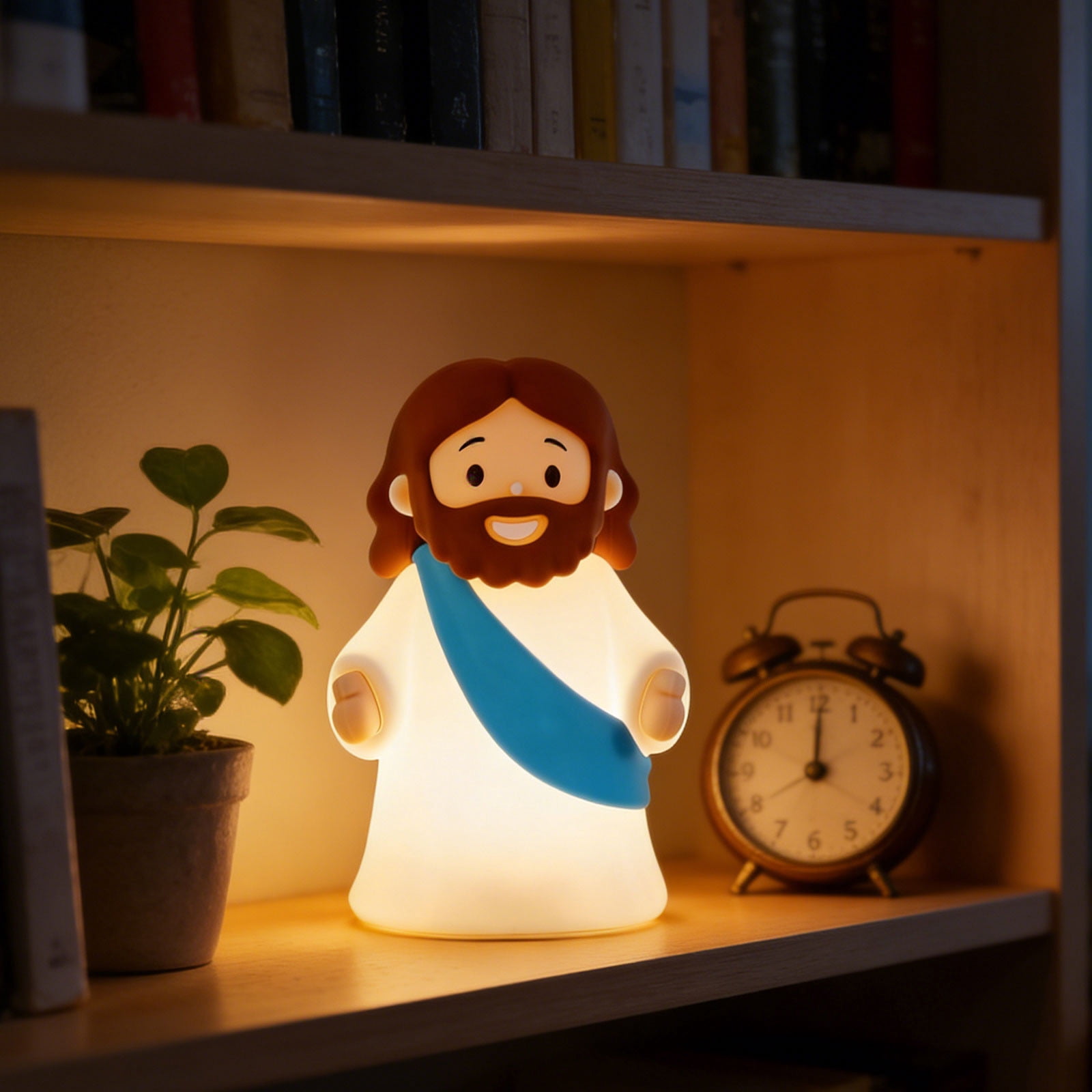 Little Jesus Night Light Mini Jesus Silicone Lamp Dimmable Nursery ...