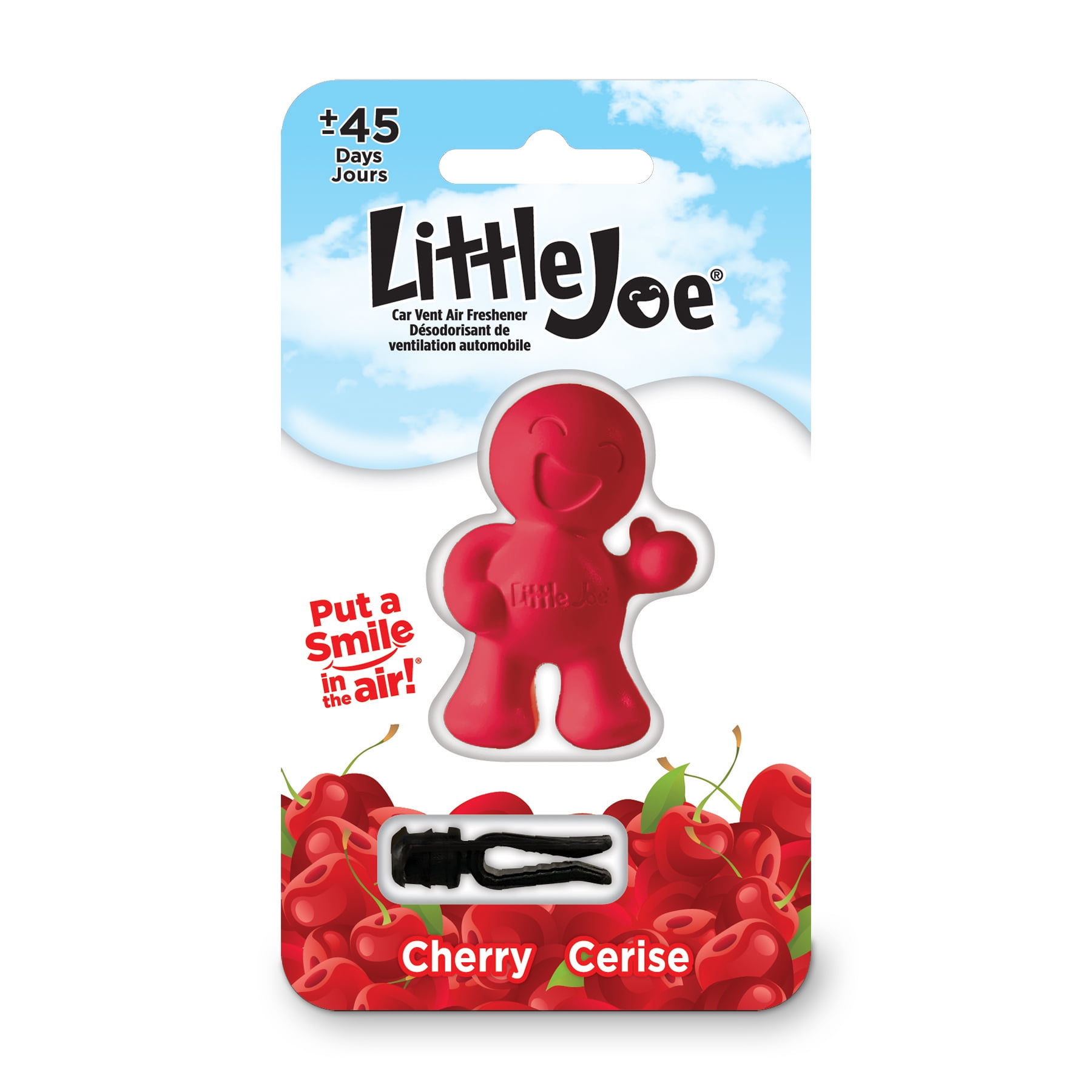 Little Joe Cherry Scent Car Air Fresheners Vent Clip 1 Pack 