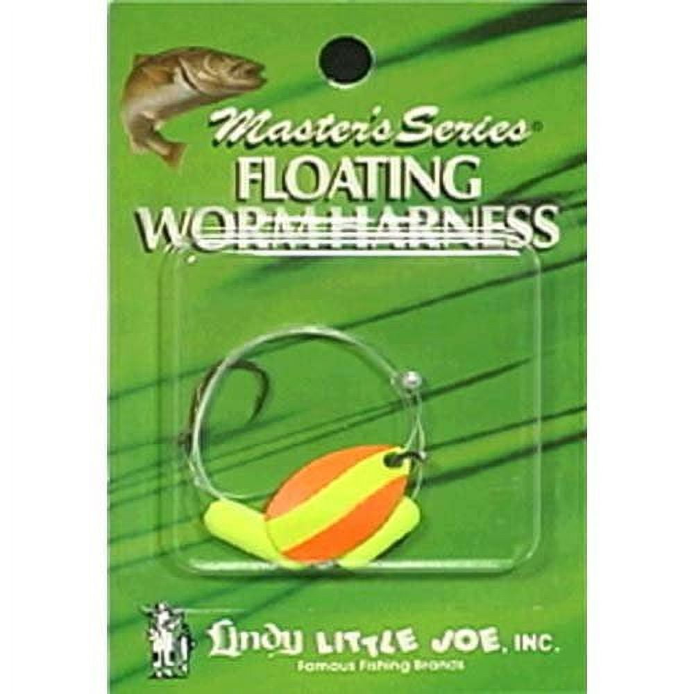 Little Joe Floating Worm Harness Fishing Lure Harness Orange Yellow