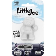 Little Joe 96401 New Car Scent, Car Air Freshener, Clips to A/C Air Vent, Alcohol-Free Fragrance Oil, Non-Hazardous and Non-Toxic Plastic, Set of 1