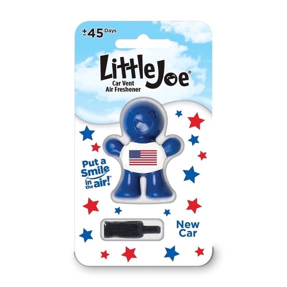 Little Joe 96419 USA Edition New Car Scent Car Air Freshener A/C Vent Clip Uses Alcohol-Free Fragrance Oil is Non-Hazardous and Non-Toxic Plastic, Pack of 1