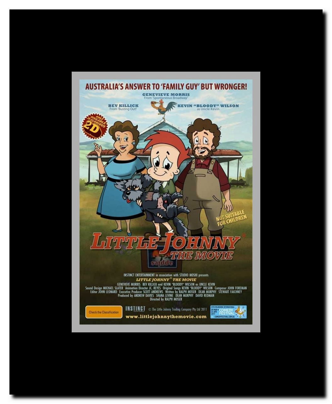 Little Johnny the Movie Framed Movie Poster
