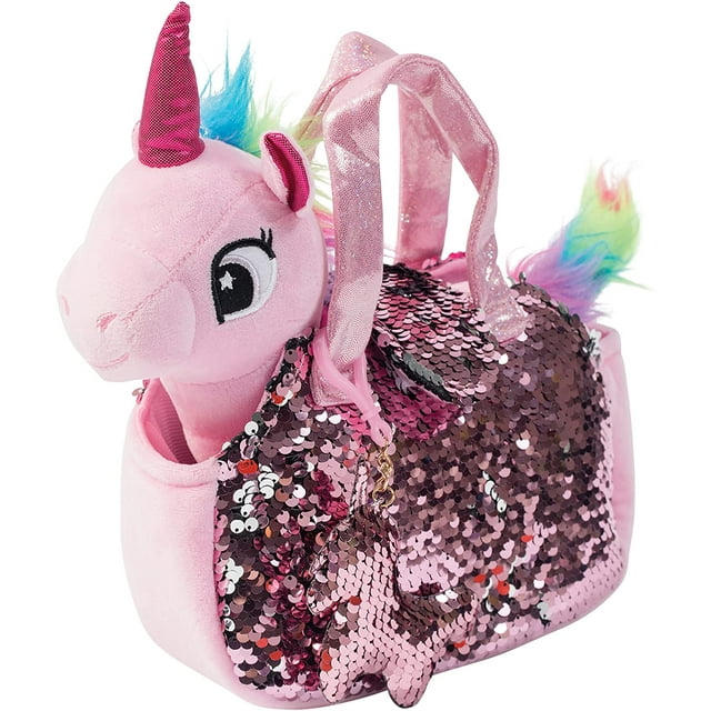 Little Jupiter Plush Pet Set with Purse Unicorns Gifts for Girls Unicorn Stuffed Animals