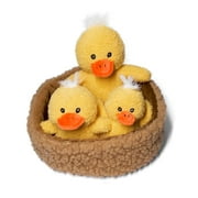 Little Jupiter Three Piece Duck Family Plush Toy Set