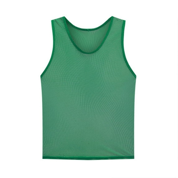 Little Kid Children Sleeveless Solid Vest Tops Casual Popularity Side Wide Fork Fitness Sports Garment Loose Vest 5t Short Sleeve Boys Size Small Kids Shirts Shirts 5t Boys 3-9 Years Green