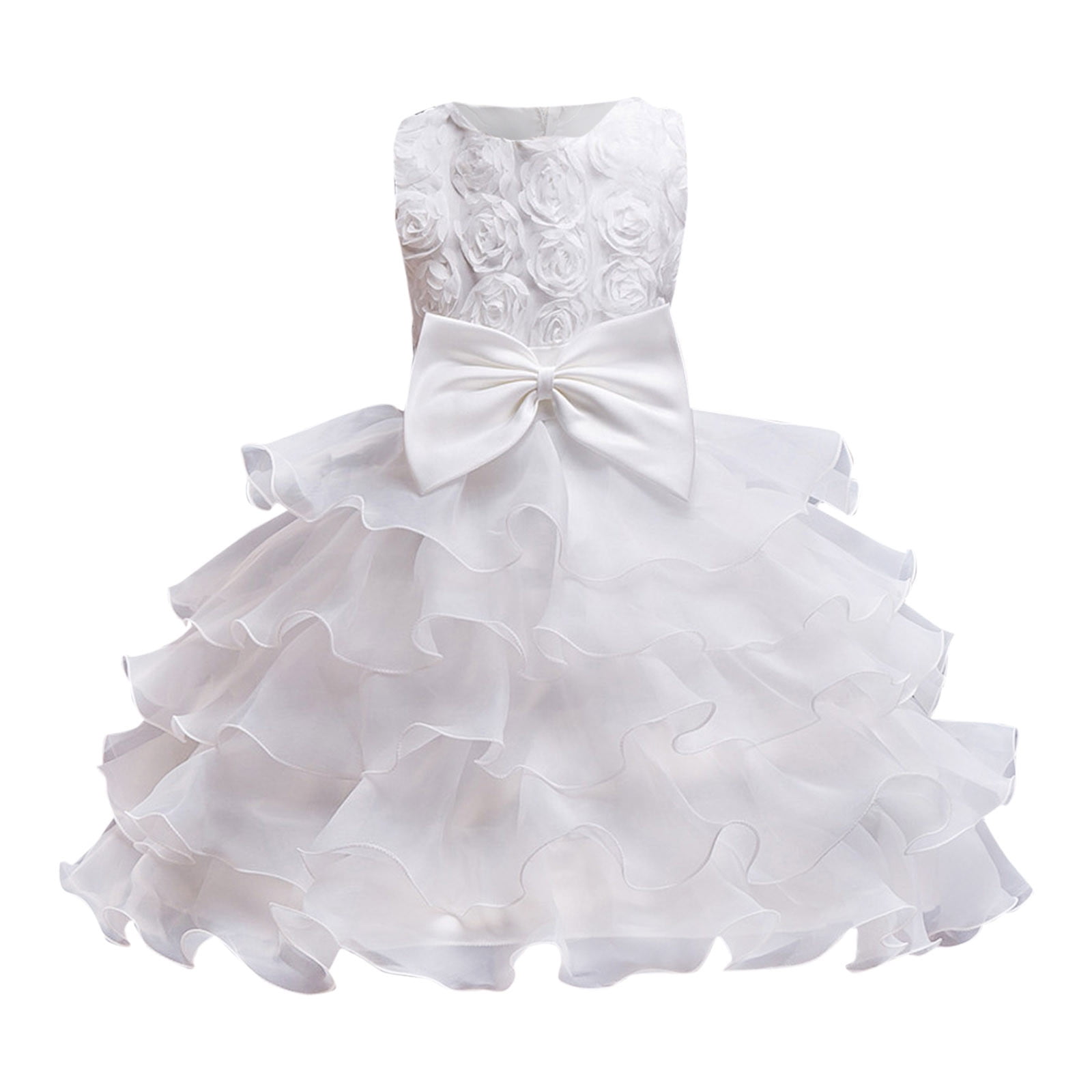 Children's Christening Dress Girls Birthday Black Princess Dress