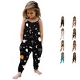 thumbnail image 1 of Little Kid Halloween Gift for Girl Overalls Girls Romper Jumpsuit Toddler Girl Halloween Sleeveless Romper Jumpsuit Outfits for Autumn and Everyday Wear Dark Gray 1-2 Years, 1 of 5