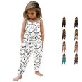 thumbnail image 1 of Little Kid Halloween Gift for Girl Overalls Girls Romper Jumpsuit Toddler Girl Halloween Sleeveless Romper Jumpsuit Outfits for Autumn and Everyday Wear White 1-2 Years, 1 of 5