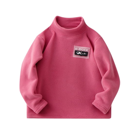 Little Kid Kids Boys Girls Shirts Turtleneck Soft Tops Unisex Baselayer Long Sleeve T Shirts Cw The 100 Shirt Toddler Fashion Outfits for Girls Toddler Girl Outfits 5t Winter 7-8 Years Pink