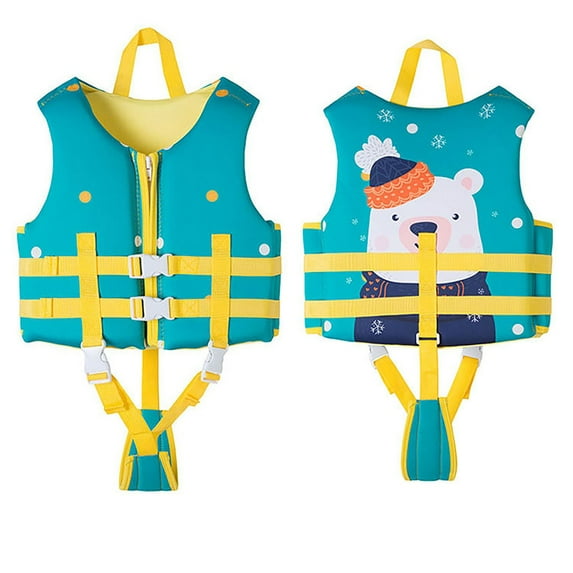 Little Kid Life Jacket 6-8 Years Swim Vest for Kids with Adjustable safety Straps Age3-15 Ideal Buoyancy Swim Aid for Boys Girls and Toddlers #Mint Green
