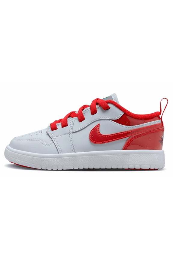 Little Kid's Jordan 1 Low ALT SE Football Grey/Univer Red (FN9744 018) - 12.5