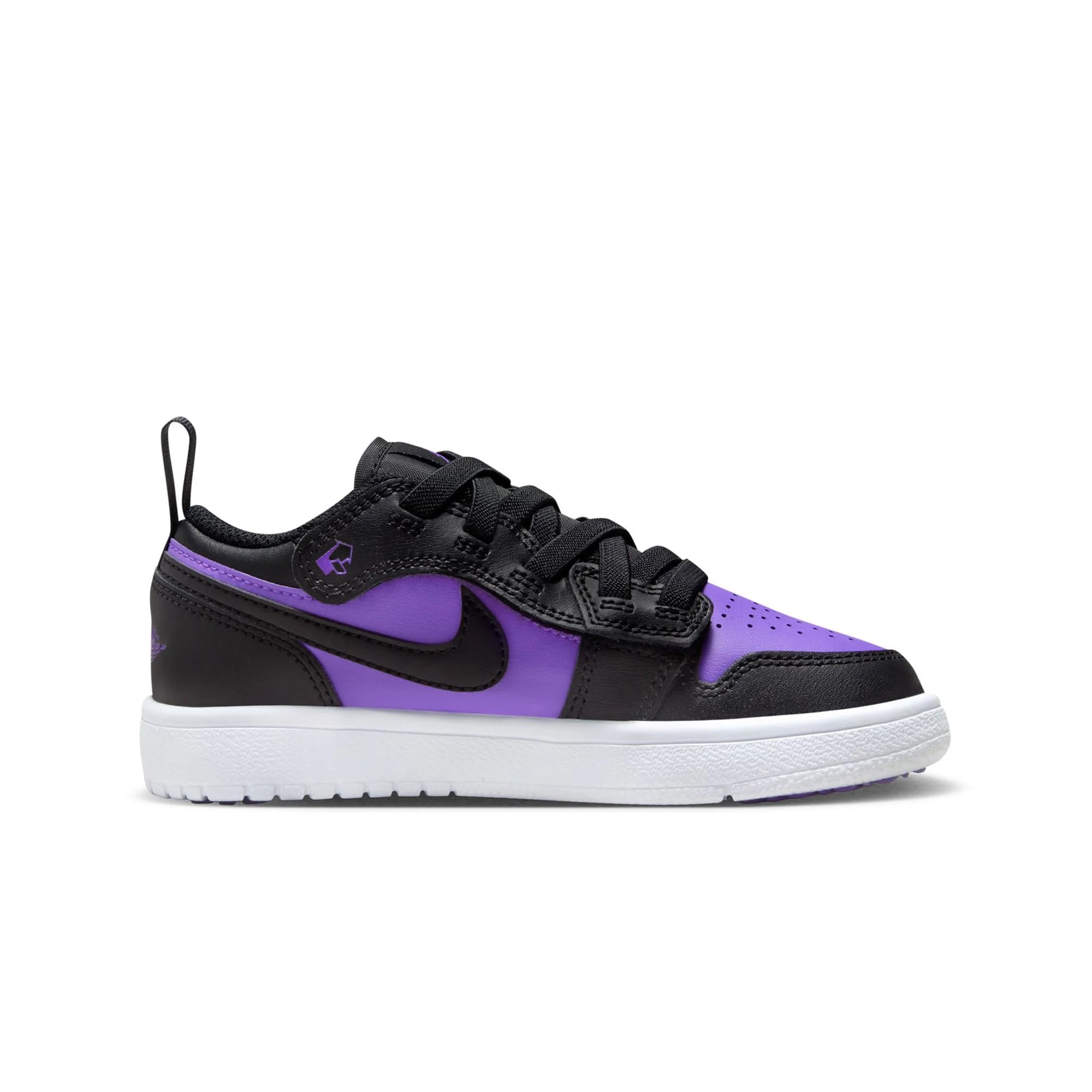 Little Kid's Jordan 1 Low Alt Purple Venom/Black-White