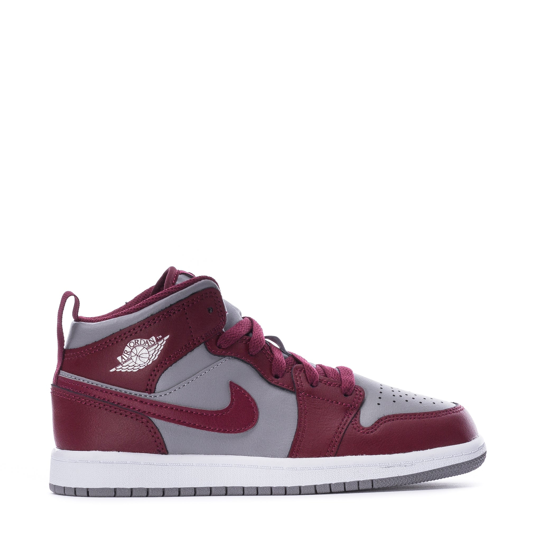 air jordan 1 mid cherrywood red white