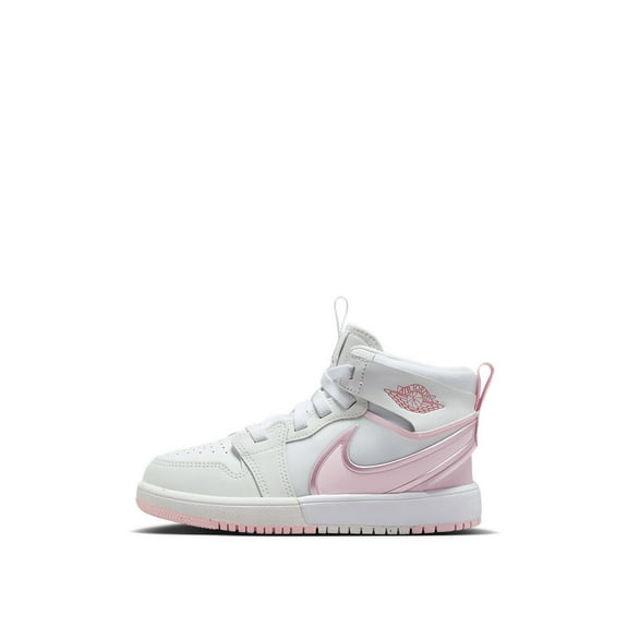 Little Kid's Jordan 1 Mid RM Easyon White/Pnk Foam-Fire Red (FQ1282 101) - 13