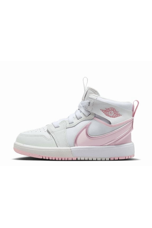 Little Kid's Jordan 1 Mid RM Easyon White/Pnk Foam-Fire Red (FQ1282 101) - 3