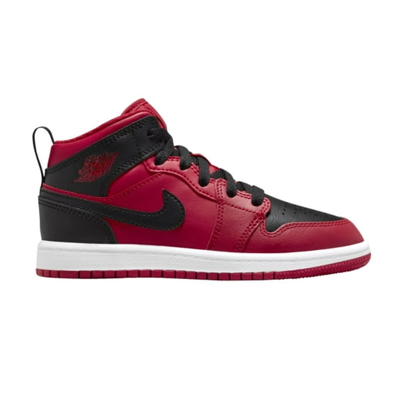 Little Kid's Jordan 1 Mid "Reverse Bred" Gym Red/Black-White (640734 660) - 11.5