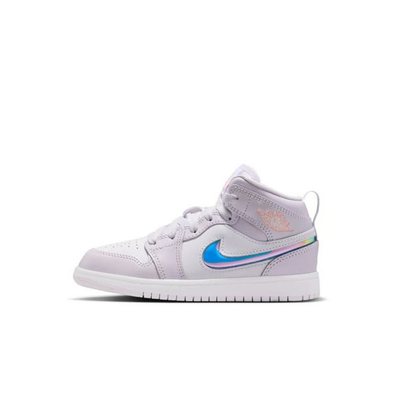 Little Kid's Jordan 1 Mid SE Barely Grape/Atomic Pink-White (IM4420 500) - 1.5