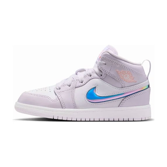 Little Kid's Jordan 1 Mid SE Barely Grape/Atomic Pink-White (IM4420 500) - 1
