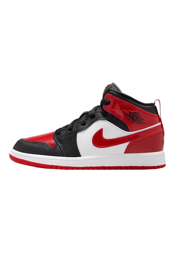Little Kid's Jordan 1 Mid SE Black/Varsity Red-White (HV4444 006) - 12.5