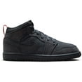 thumbnail image 1 of Little Kid's Jordan 1 Mid SE Craft DK Smoke Grey/Black (FQ7754 001) - 2, 1 of 5