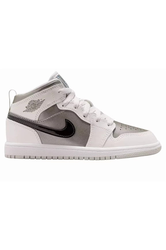 Little Kid's Jordan 1 Mid SE Photon Dust/Blue Chill (HV4459 014) - 1