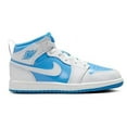 thumbnail image 1 of Little Kid's Jordan 1 Mid SE White/Legend Blue (FZ3932 114) - 12.5, 1 of 1