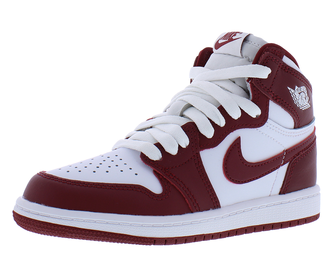 Jordan 1 Retro High OG PS para Niño, Talla 11, Color: Blanco/Rojo Equipo