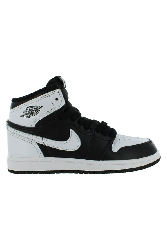 Jordan 1 Retro High OG PS Boys Shoes Size 11, Color: Black/White/White