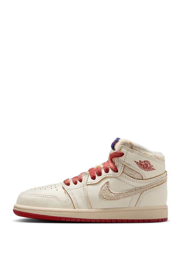 Little Kid's Jordan 1 Retro High OG Sail/Cinnabar-Lght Bone (FD2597 100) - 12