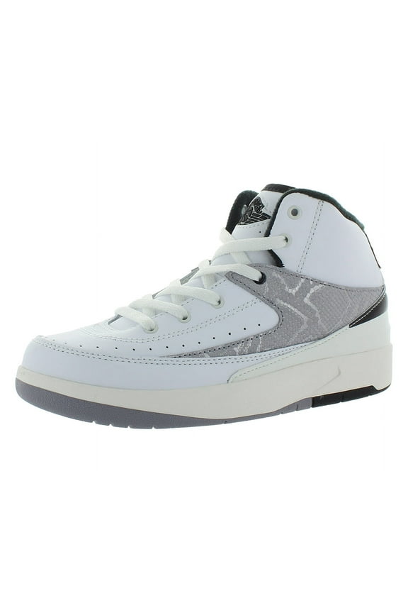 Little Kid's Jordan 2 Retro "Python" Wht/Fire Red-Blck-Sail (DQ8564 102) - 1.5