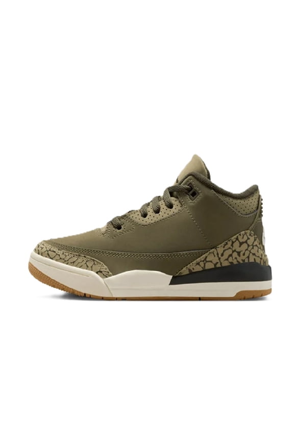 Nike Jordan 3 Retro Medium Olive / Sequoia DM0966-202 Pre-School Size 11