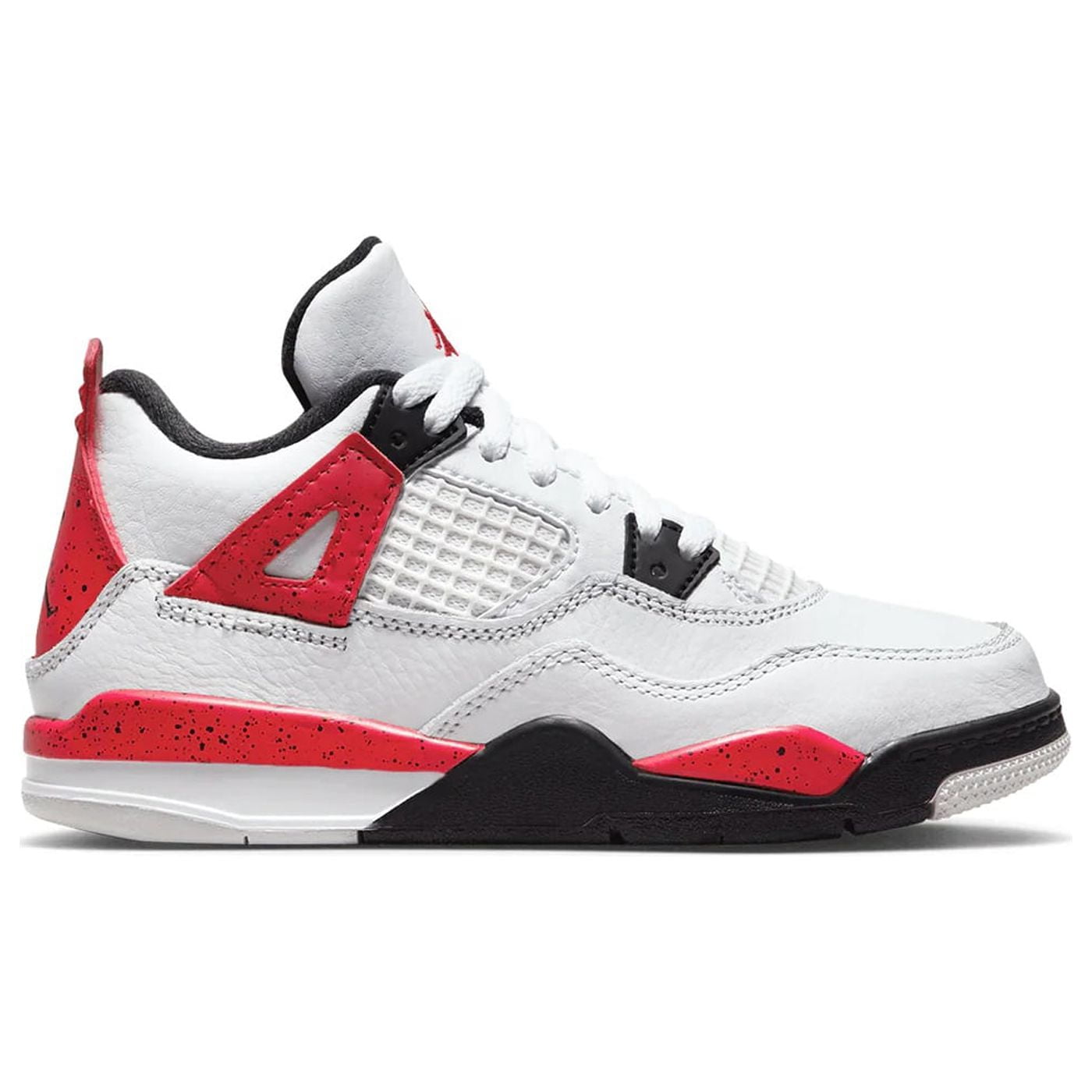 Little Kid's Jordan 4 Retro White/Fire Red-Black (BQ7669 161) - 3 ...