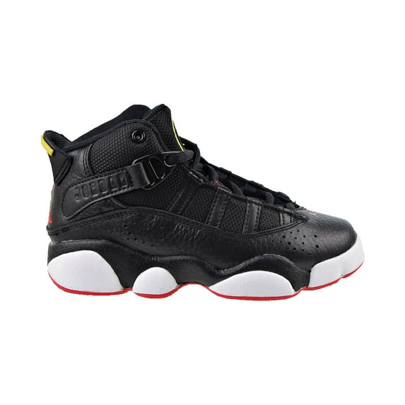 Little Kid's Jordan 6 Rings Black/University Red-White (323432 063) - 1.5