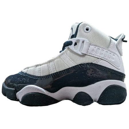 Little Kid's Jordan 6 Rings White/Armory Navy (323432 147) - 1.5