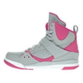 thumbnail image 1 of Little Kid's Jordan Flight 45 High GP Wlf Grey/Vvd Pink-Wht (524863 019) - 12.5, 1 of 6