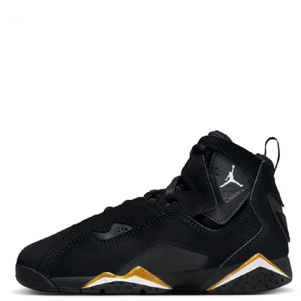 jordan true flight black metallic gold wolf grey